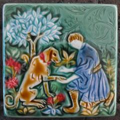 Care of the Hound tile. Copyright Verdant Tile.