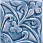 Chartres Blue glaze. Copyright Verdant Tile.