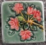 Cherry Blossoms tile L by Verdant Tile