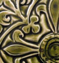 Olive Green Glaze by Verdant Tile