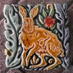 Avignon Hare Tile. Design and copyright Verdant tile