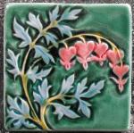 Bleeding Hearts Tile. Copyright Verdant Tile