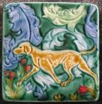 Chien de Chasse. Hunting Dog tile. Copyright Verdant.