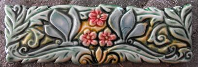 Damselflies Tile. Copyright Design Verdant Tile.