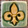 Fleur de Lis tile. Copyright Verdant Tile