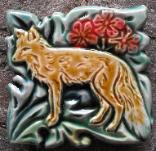 Fox Brocade. Design and Copyright, Verdant Tile.