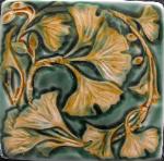 Gingko tile. copyright Verdant Tile.
