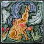 Morris Hare inspired tile. copyright Verdant Tile.