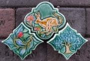 Quatrefoil series tiles. Copyright Verdant Tile.
