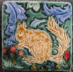 Red Squirrel Tile. copyright Verdant tile.